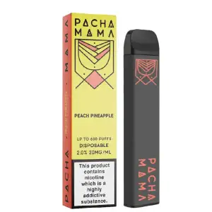 Pacha Mama Disposable Vape - 20mg (600 Puffs) - Peach Pineapple