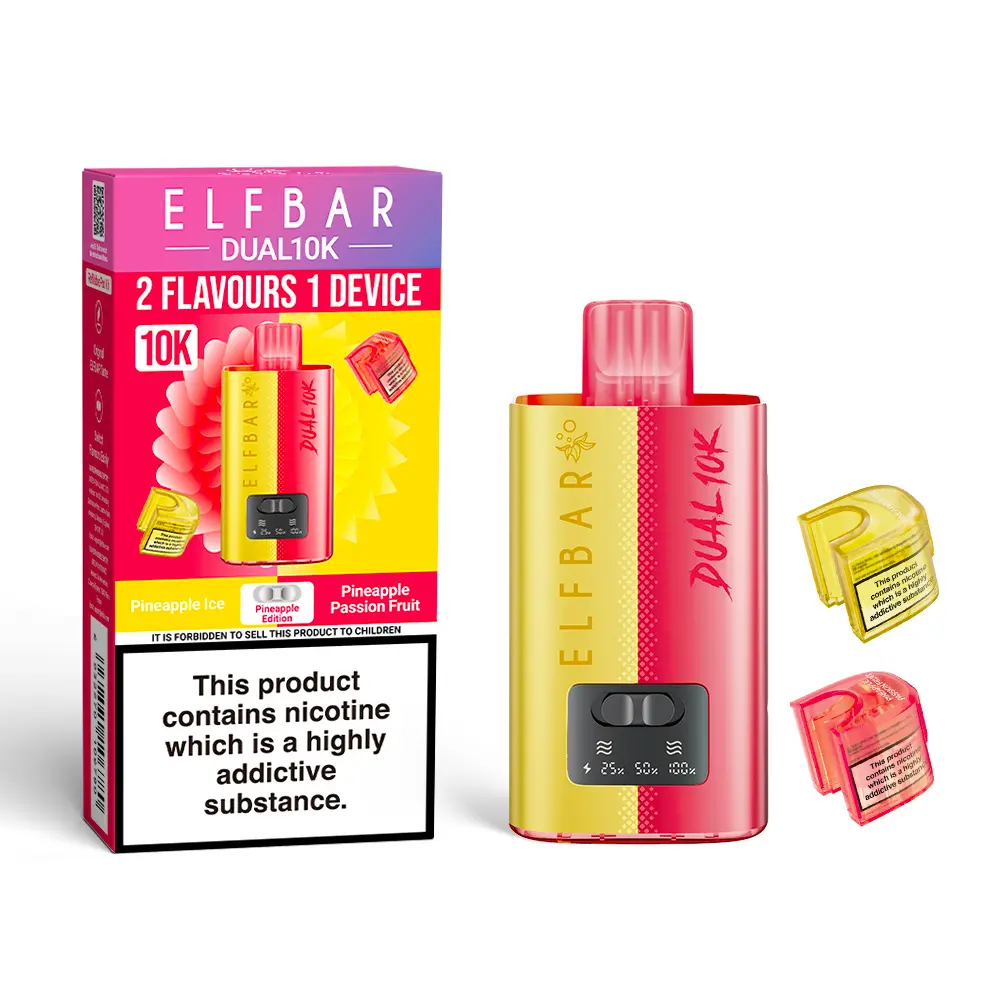 Pineapple Edition Elf Bar Dual 10K Disposable Vape Kit 