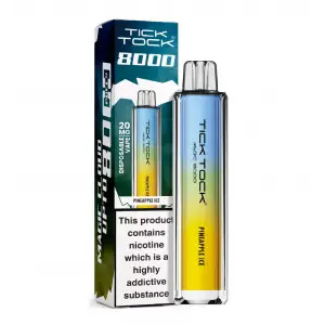 Pineapple Ice Tick Tock Magic 8000 Disposable Vape 20mg