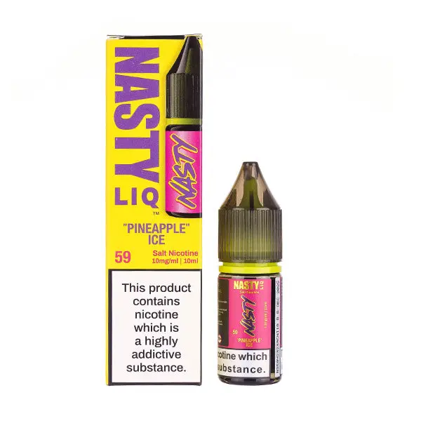 Pineapple Ice Nic Salt E-Liquid by Nasty Liq Salts 10ml