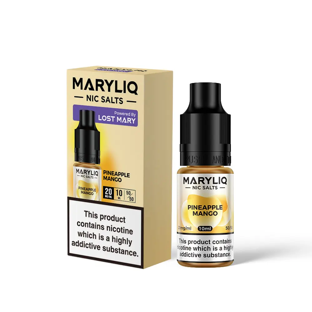  Pineapple Mango Nic Salt E-Liquid by Maryliq Salts 10ml 