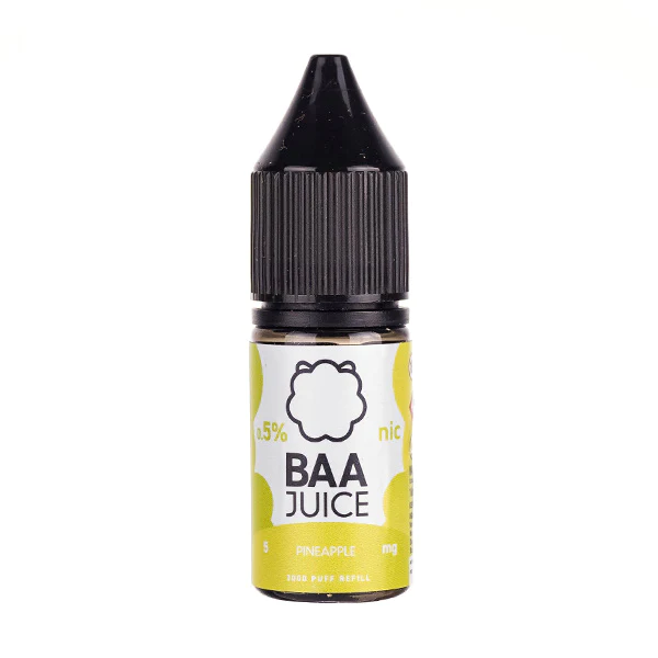  Pineapple Nic Salt Eliquid by Baa Juice 10ml 