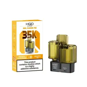Pineapple Peach Mango/Pineapple Ice HQD Glow Air 35K Prefilled Pods