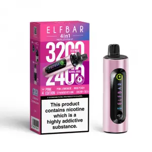 Pink Edition Elf Bar 4 in 1 Pod Kit