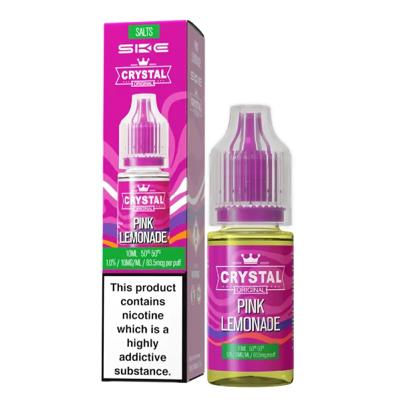 Pink Lemonade Nic Salt E-Liquid by SKE Crystal Original 10ml