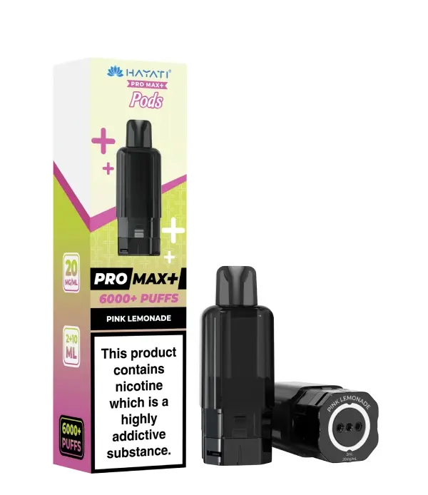  Hayati Pro Max Plus Pods - 10mg | Pink Lemonade
