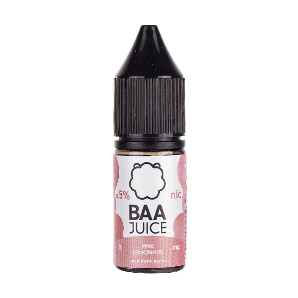  Pink Lemonade Nic Salt Eliquid by Baa Juice 10ml 