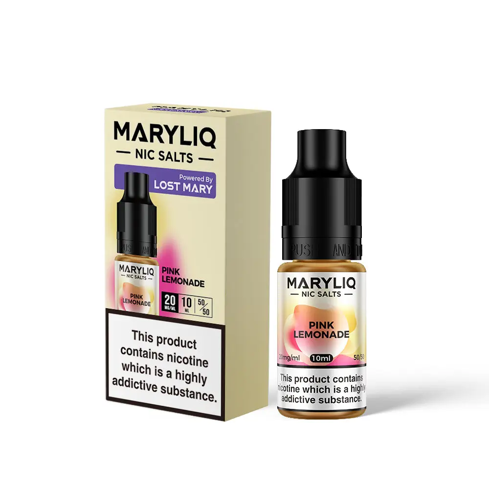  Pink Lemonade Nic Salt E-Liquid by Maryliq Salts 10ml 