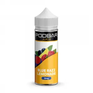 PodBar Juice By Kingston E Liquid – Blue Razz Lemonade – 100ml