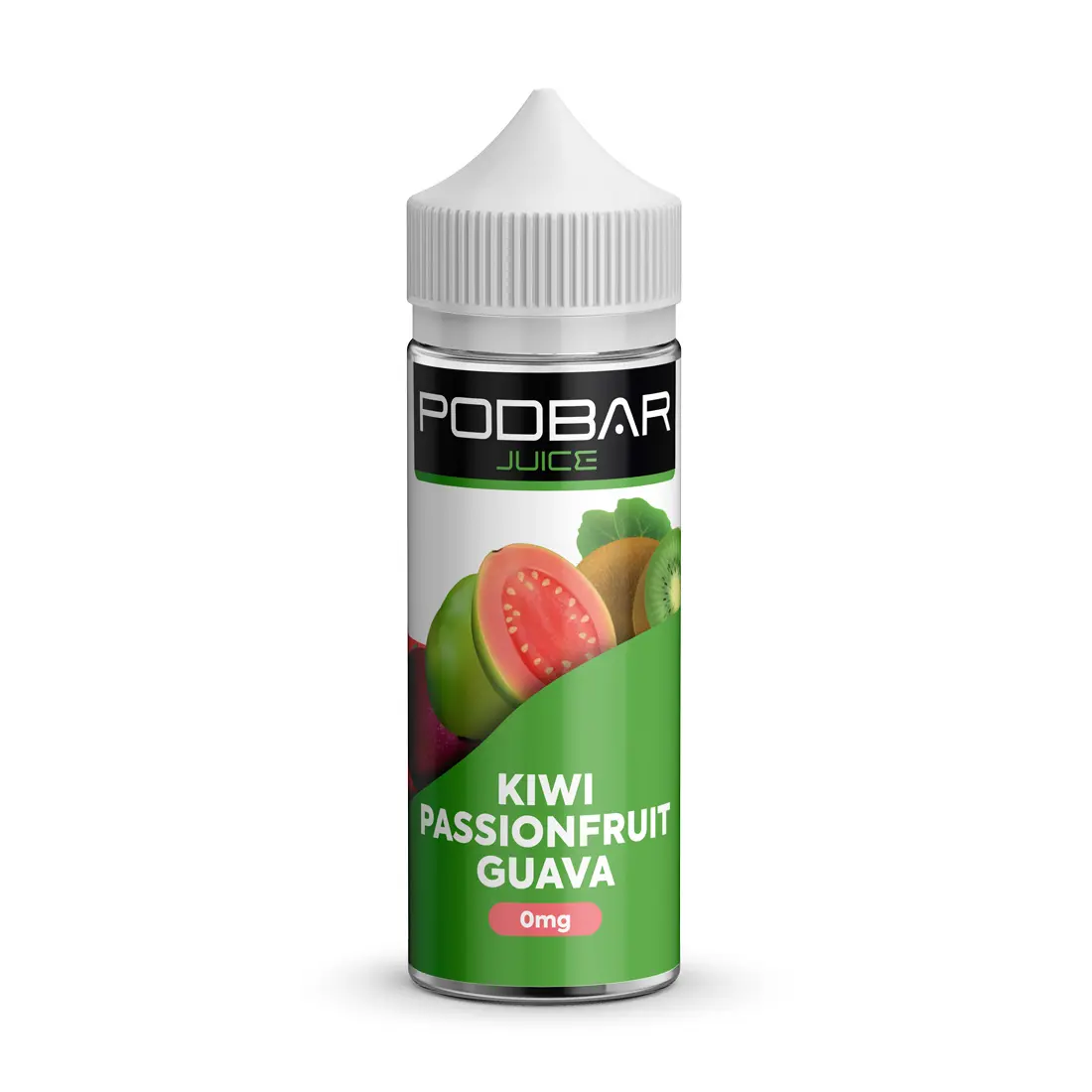  PodBar Juice By Kingston E Liquid – Kiwi Passionfruit Guava – 100ml 