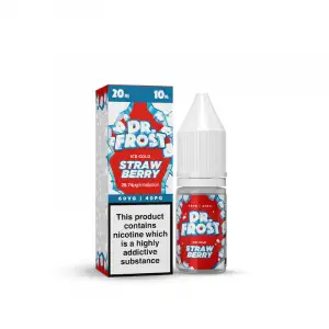 Strawberry Ice Nic Salt E-Liquid by Dr Frost 10ml