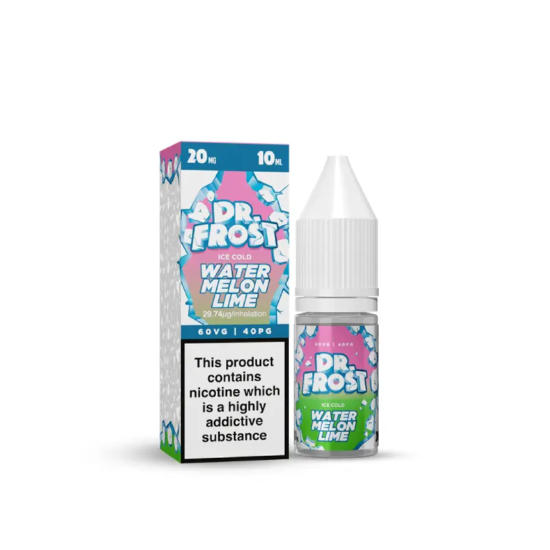  Watermelon Lime Ice Nic Salt E-Liquid by Dr Frost 10ml 