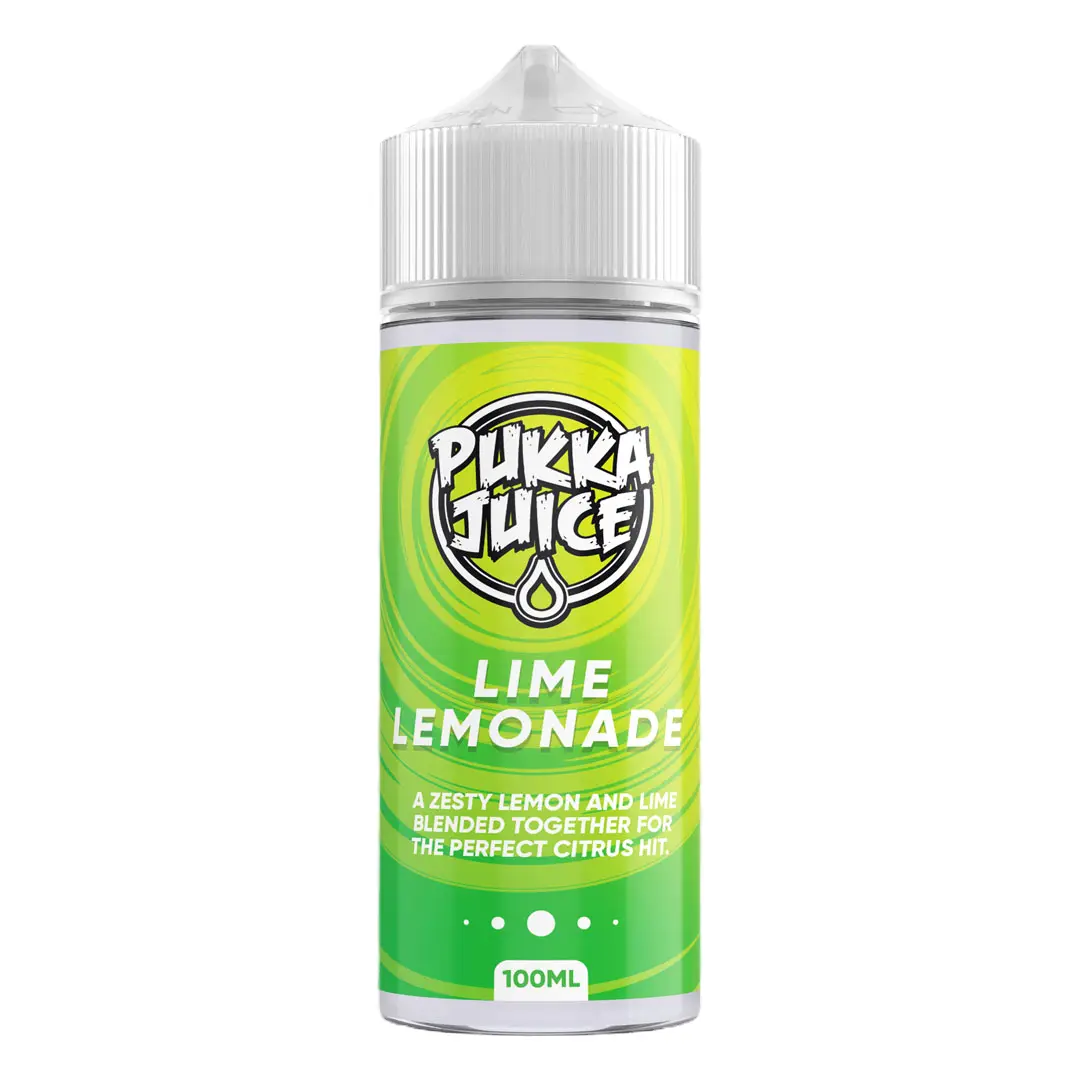  Pukka Juice E Liquid - Lime Lemonade - 100ml 