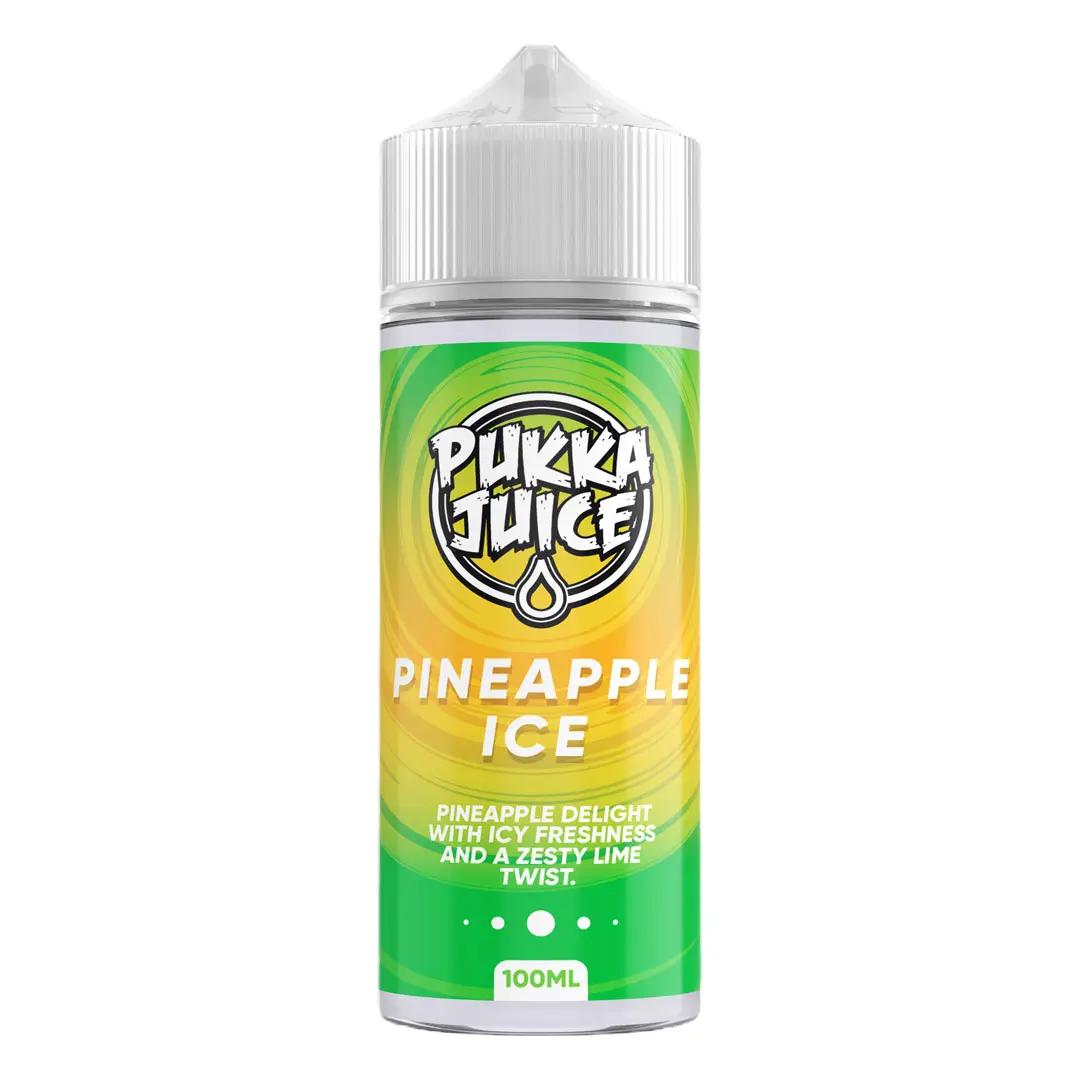  Pukka Juice E Liquid - Pineapple Ice - 100ml 