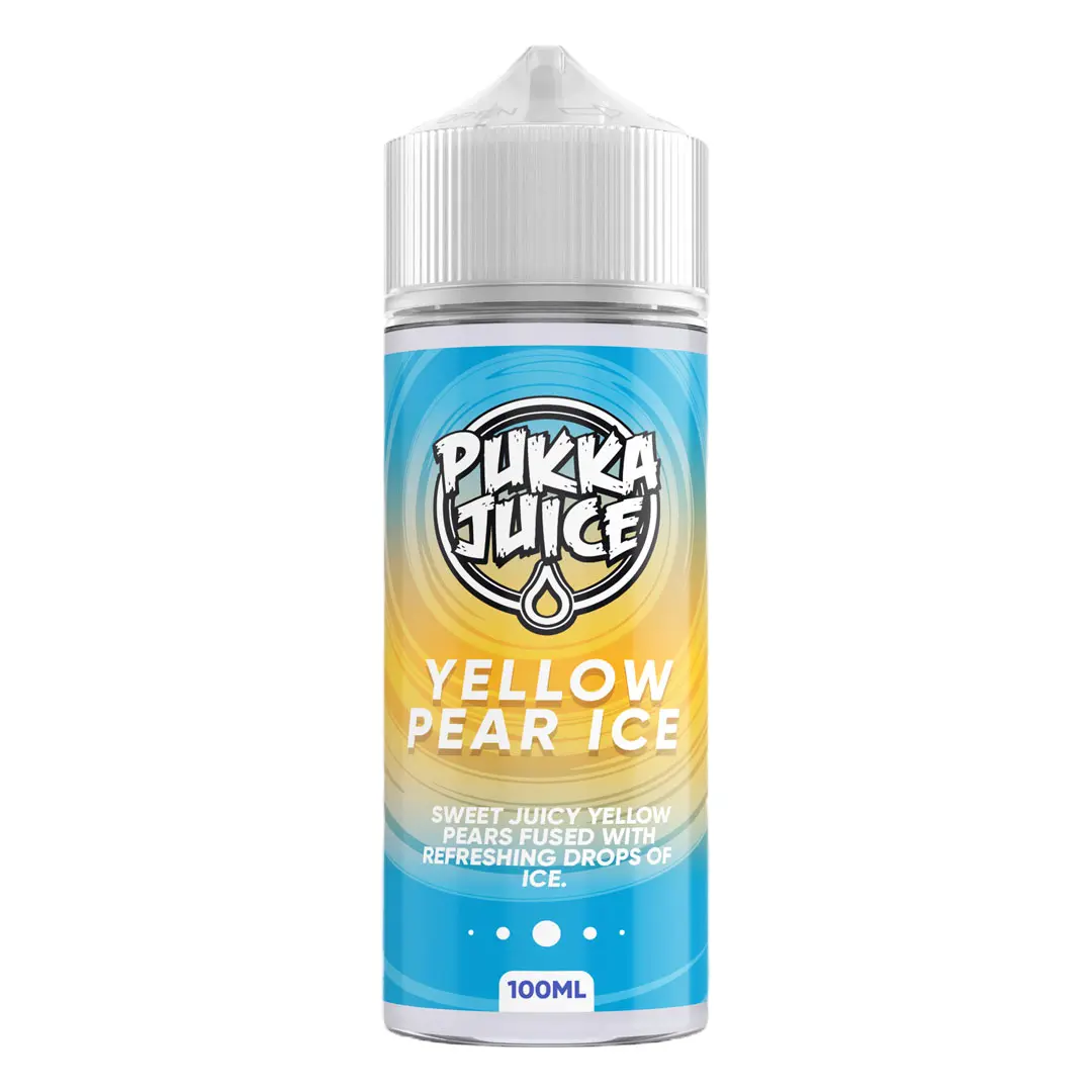 Pukka Juice E Liquid - Yellow Pear Ice - 100ml