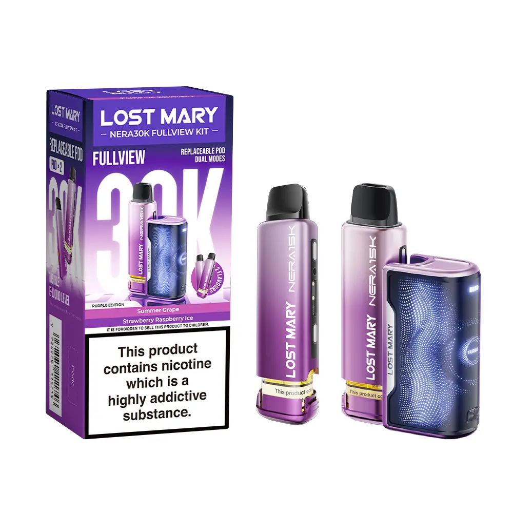 Purple Edition Lost Mary Nera 30K Fullview Pod Kit