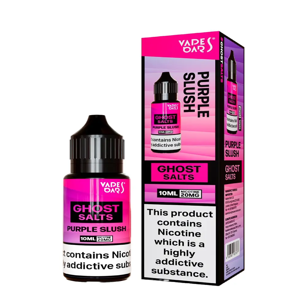  Purple Slush Nic Salt E-liquid by Vapes Bar Ghost Salts 10ml 