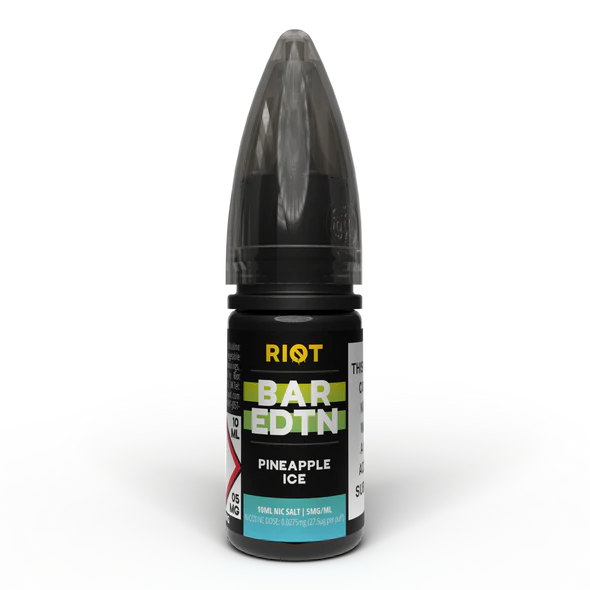 Pineapple Ice Nic Salt E-Liquid by Riot Squad bar Edition 10ml