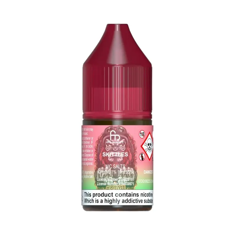  Rainbow Nic Salt E-Liquid R and M Tornado Salts By Fumot 10ml 