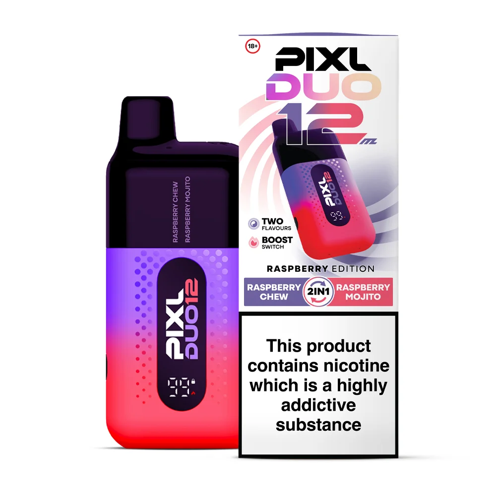 Raspberry Edition PIXL Duo 6K Disposable Vape Kit