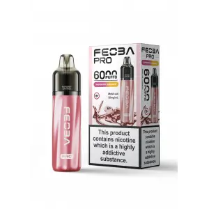 Raspberry Lemonade Feoba Pro 6000 Disposable Vape 20mg