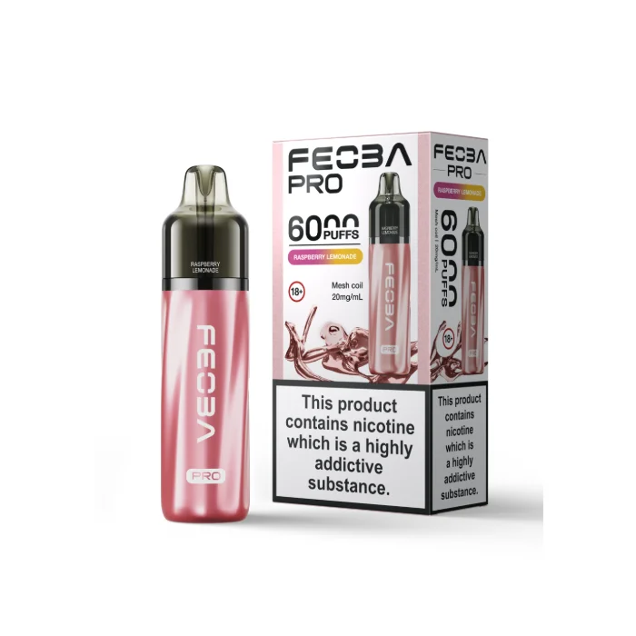 Raspberry Lemonade Feoba Bar Pro 6K Prefilled Kit