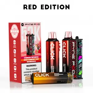 Red Edition Pyne Pod Click 50K Pod Kit