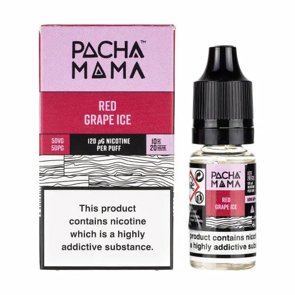  Pacha Mama Nic Salts - Red Grape Ice - 10ml  