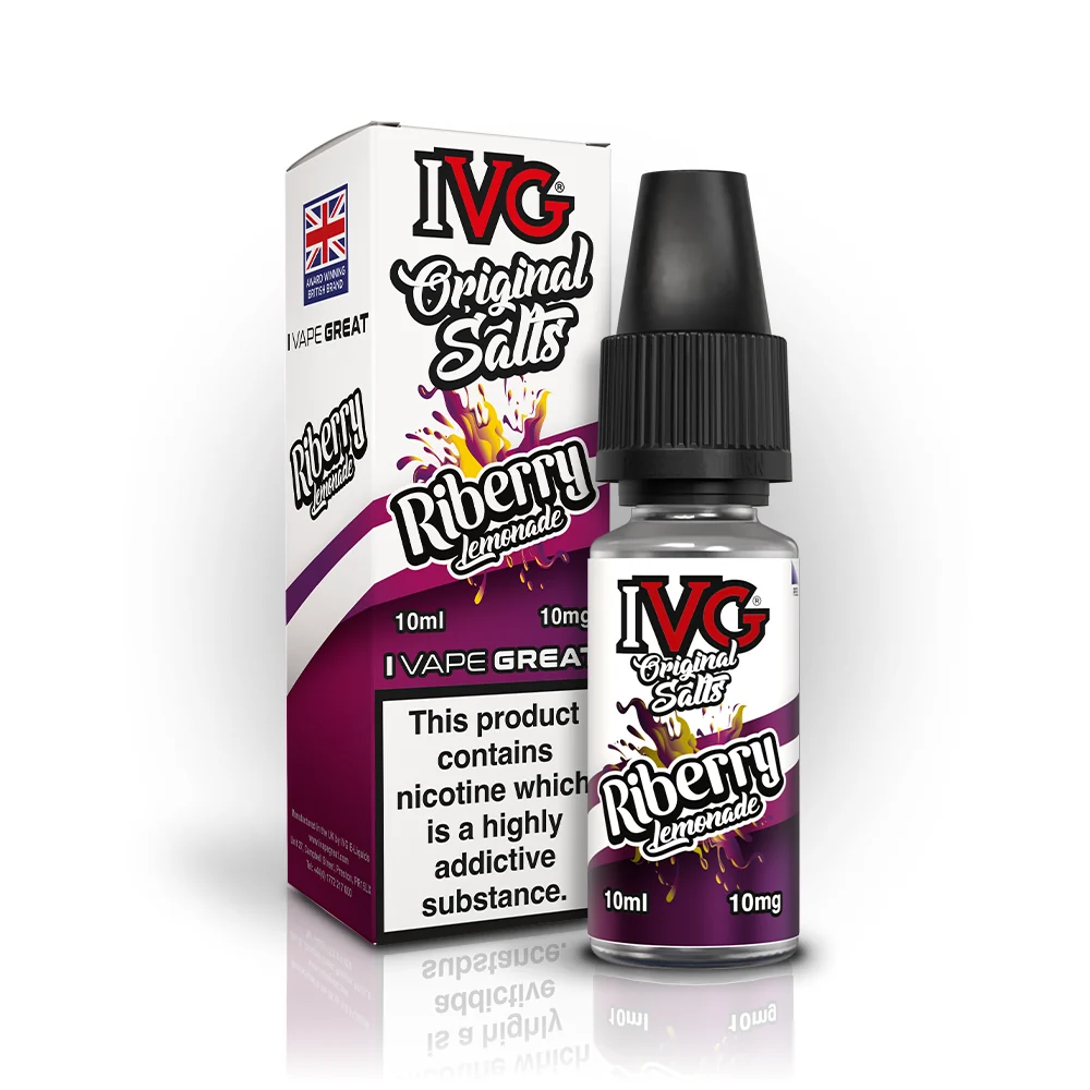 Riberry Lemonade Nic Salt E-Liquid by IVG Original Salts 10ml