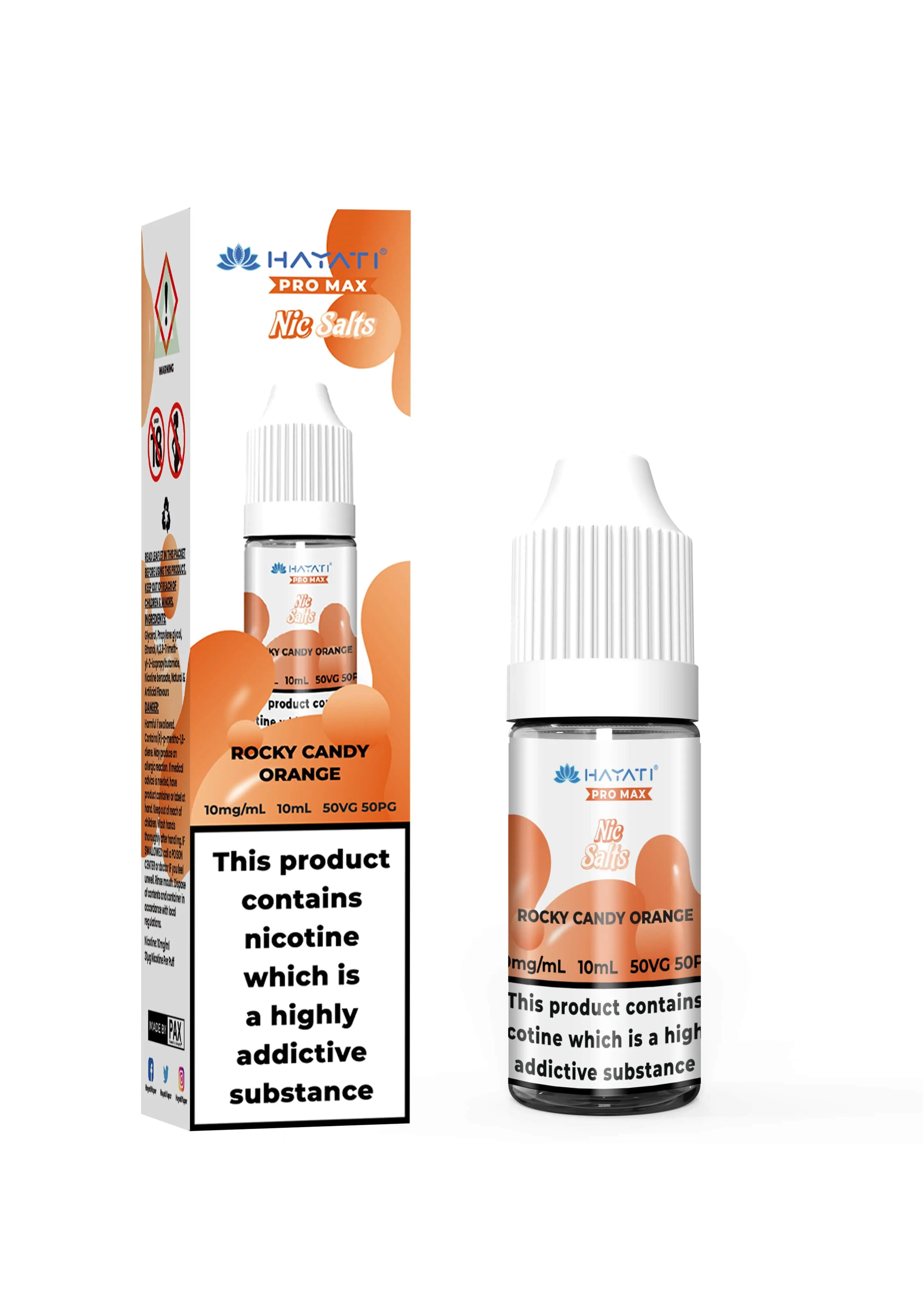 rock candy orange vape liquid Crystal Prime Twist 40k main image 0