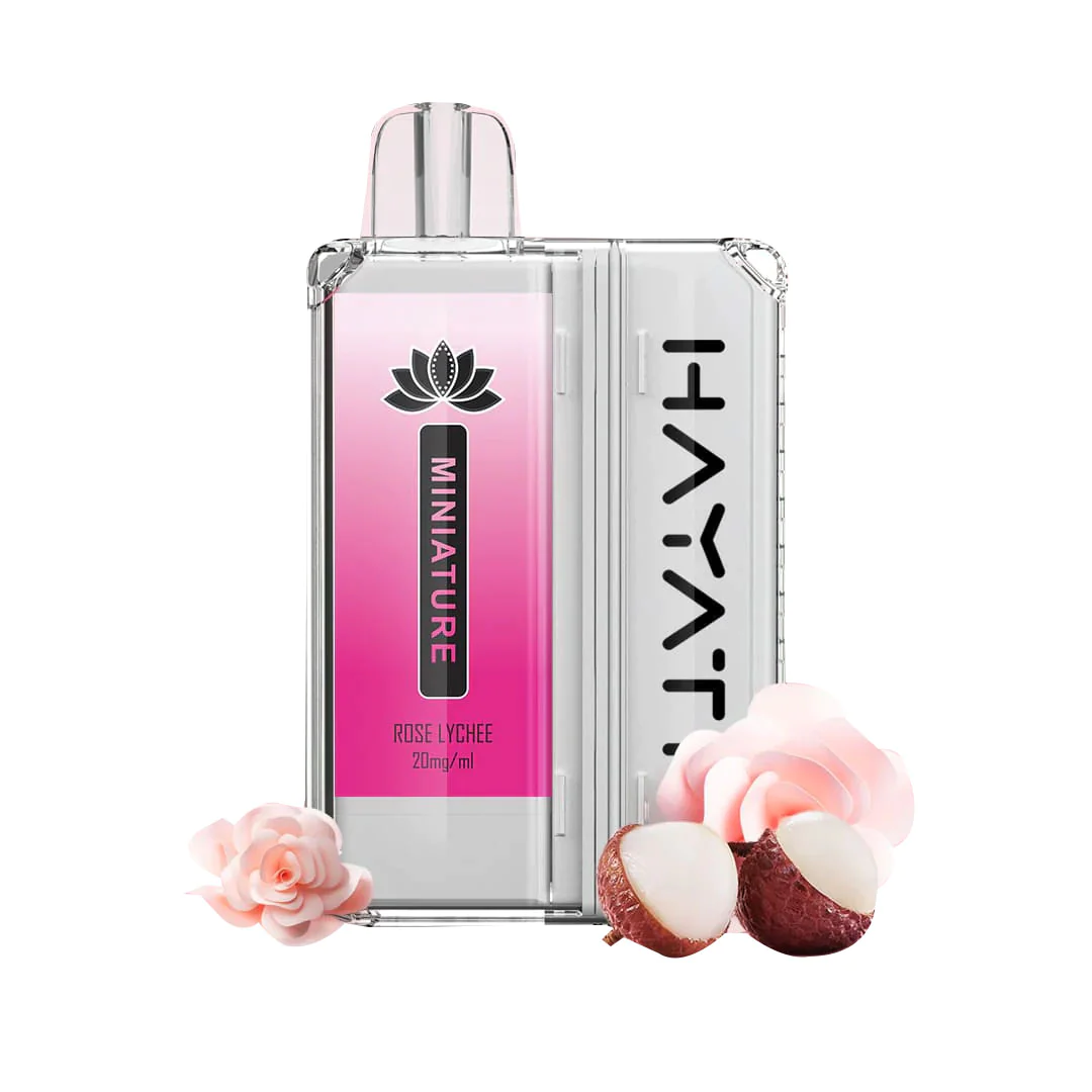 Rose Lychee Hayati® Miniature 600 Disposable Vape Pod Kit