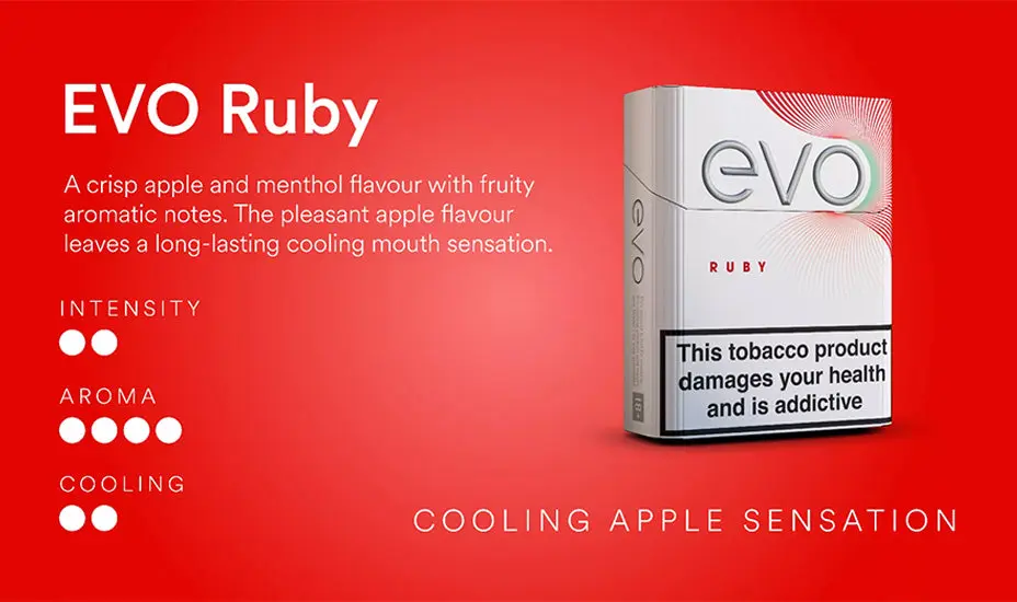 Ruby EVO Sticks Specification