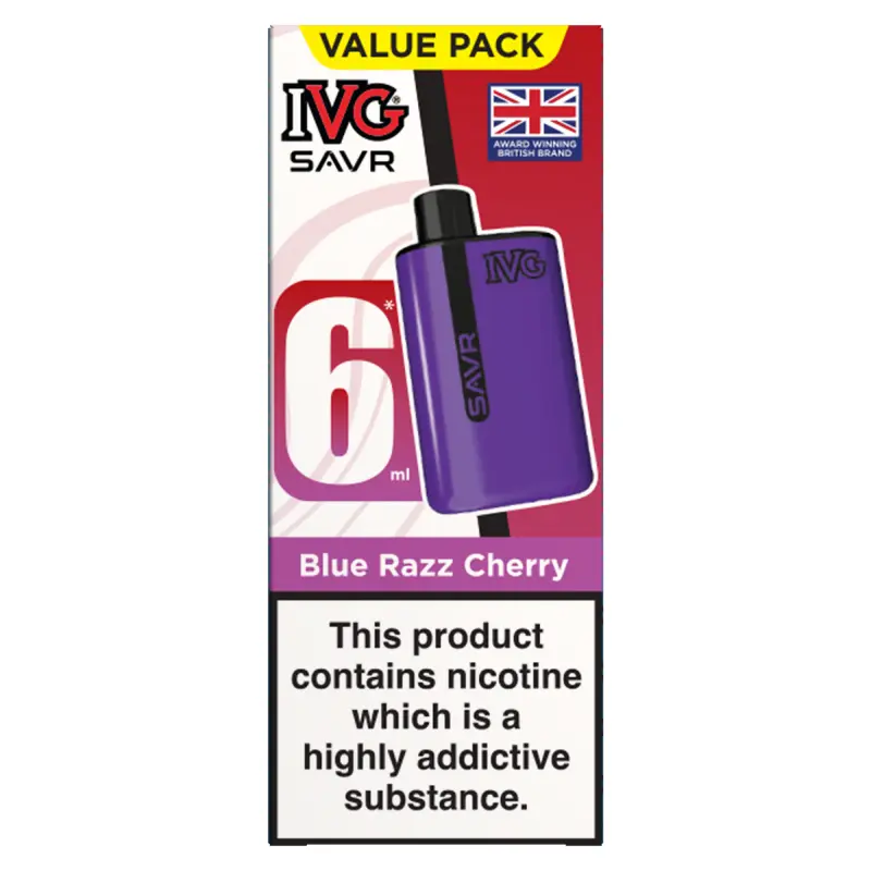 Blue Razz Cherry IVG SAVR Starter Vape Kit