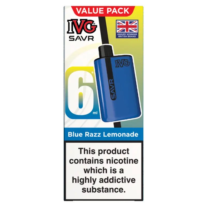 Blue Razz Lemonade IVG SAVR Starter Vape Kit