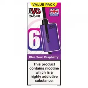 Blue Sour Raspberry IVG SAVR Starter Vape Kit