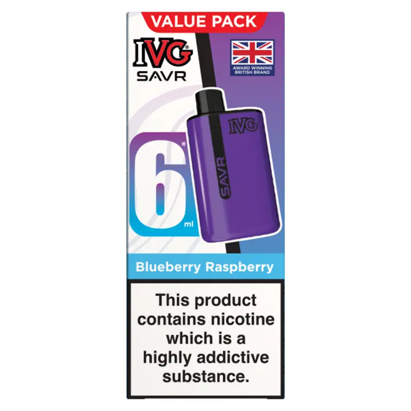 Blueberry Raspberry IVG SAVR Starter Vape Kit