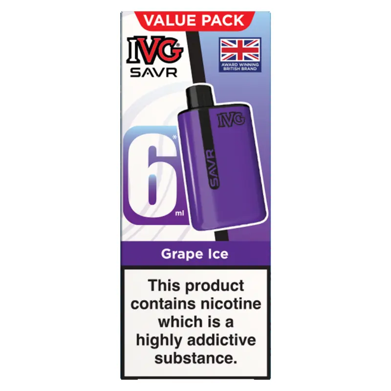  Grape Ice IVG SAVR Starter Vape Kit 