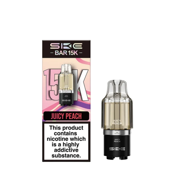 Juicy Peach SKE Bar 15K Prefilled Pods
