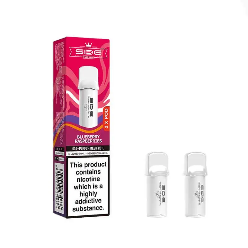 Blueberry Raspberries SKE 600 Pro Prefilled Pods 10mg