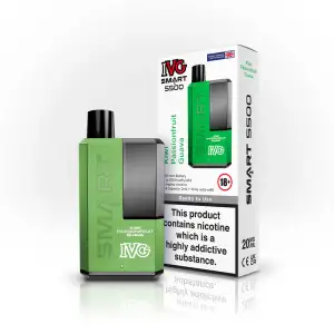 Kiwi Passionfruit Guava IVG Smart 5500 Disposable Vape Kit 20mg