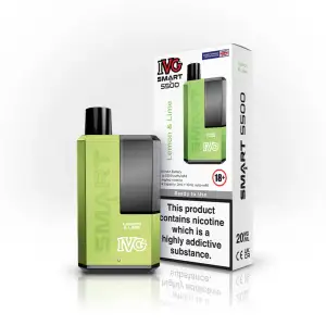 Lemon and Lime IVG Smart 5500 Disposable Vape Kit 20mg