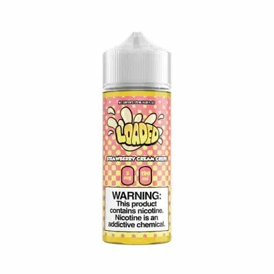 Strawberry Cream Crepe Shortfill E-Liquid by Loaded 100ml