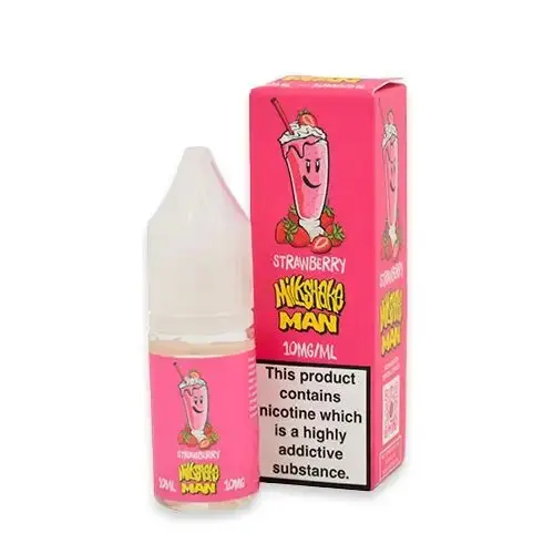 Strawberry Nic Salt E-Liquid by Shake Man 10ml 