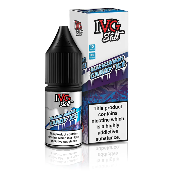 Blackcurrant Candy Ice Nic Salt E-Liquid by IVG 10ml