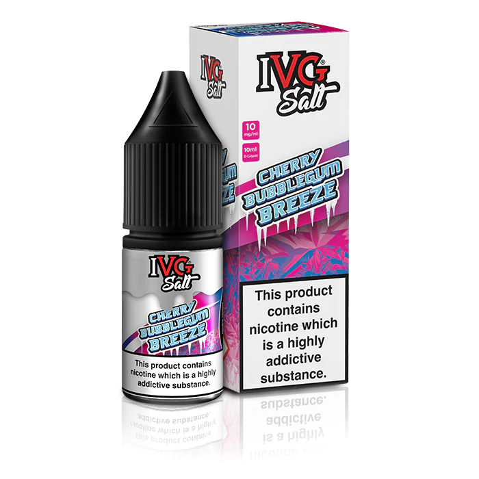 Cherry Bubblegum Breeze Nic Salt E-Liquid by IVG 10ml 