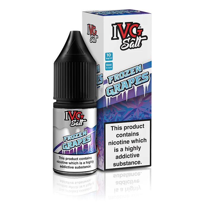 Frozen Grapes Nic Salt E-Liquid by IVG 10ml 