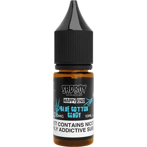 Blue Cotton Candy Nic Salt E-Liquid by Sad Boy 10ml