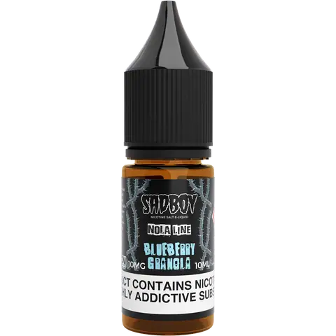 Blueberry Granola Nic Salt E-Liquid by Sad Boy 10ml