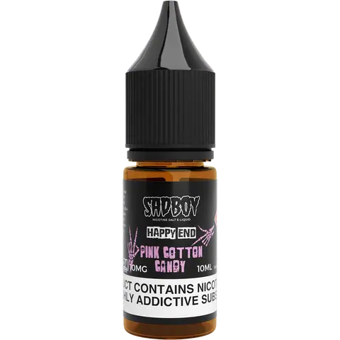 Pink Cotton Candy  Nic Salt E-Liquid by Sad Boy 10ml