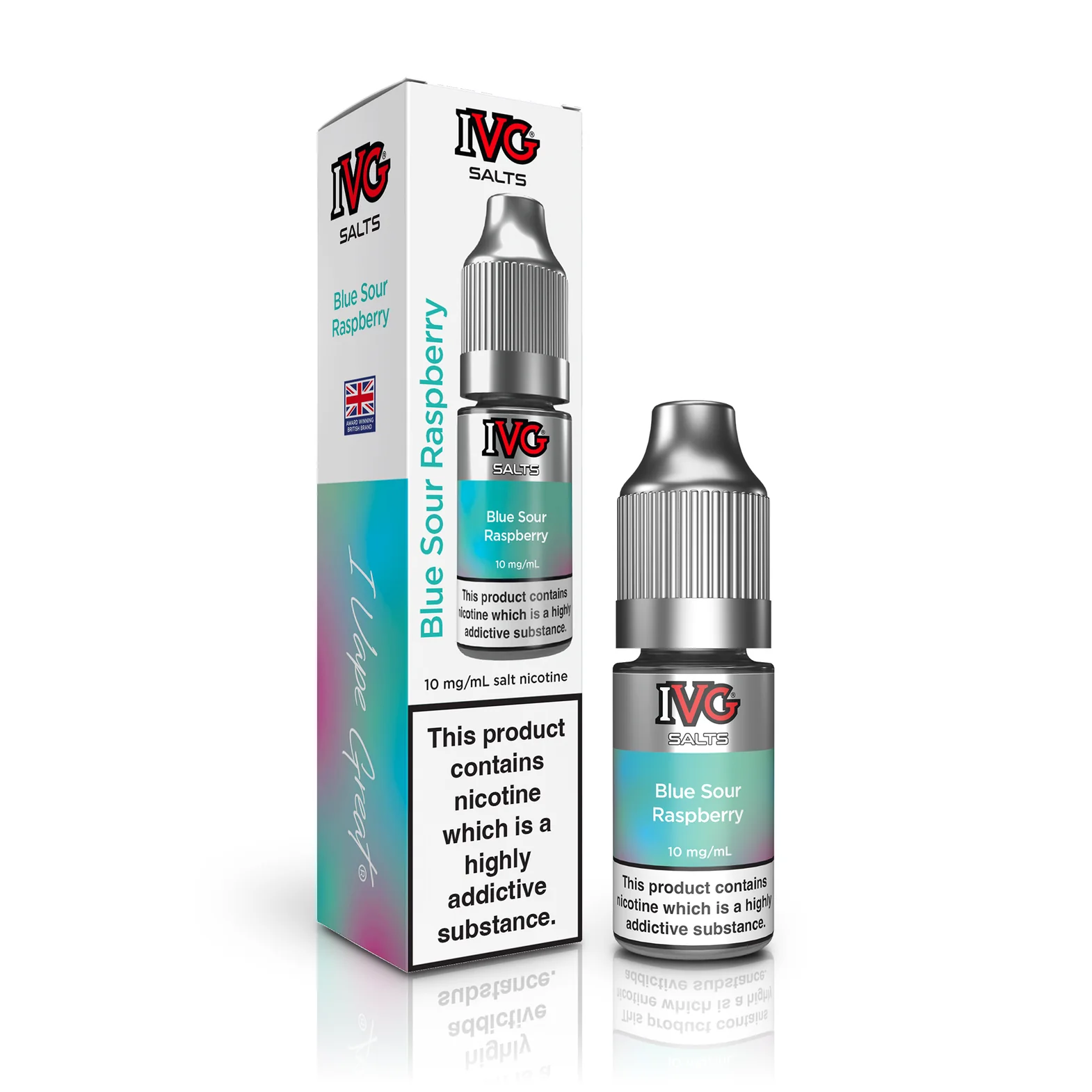 Blue Sour Raspberry Nic Salt E-Liquid by IVG 10ml